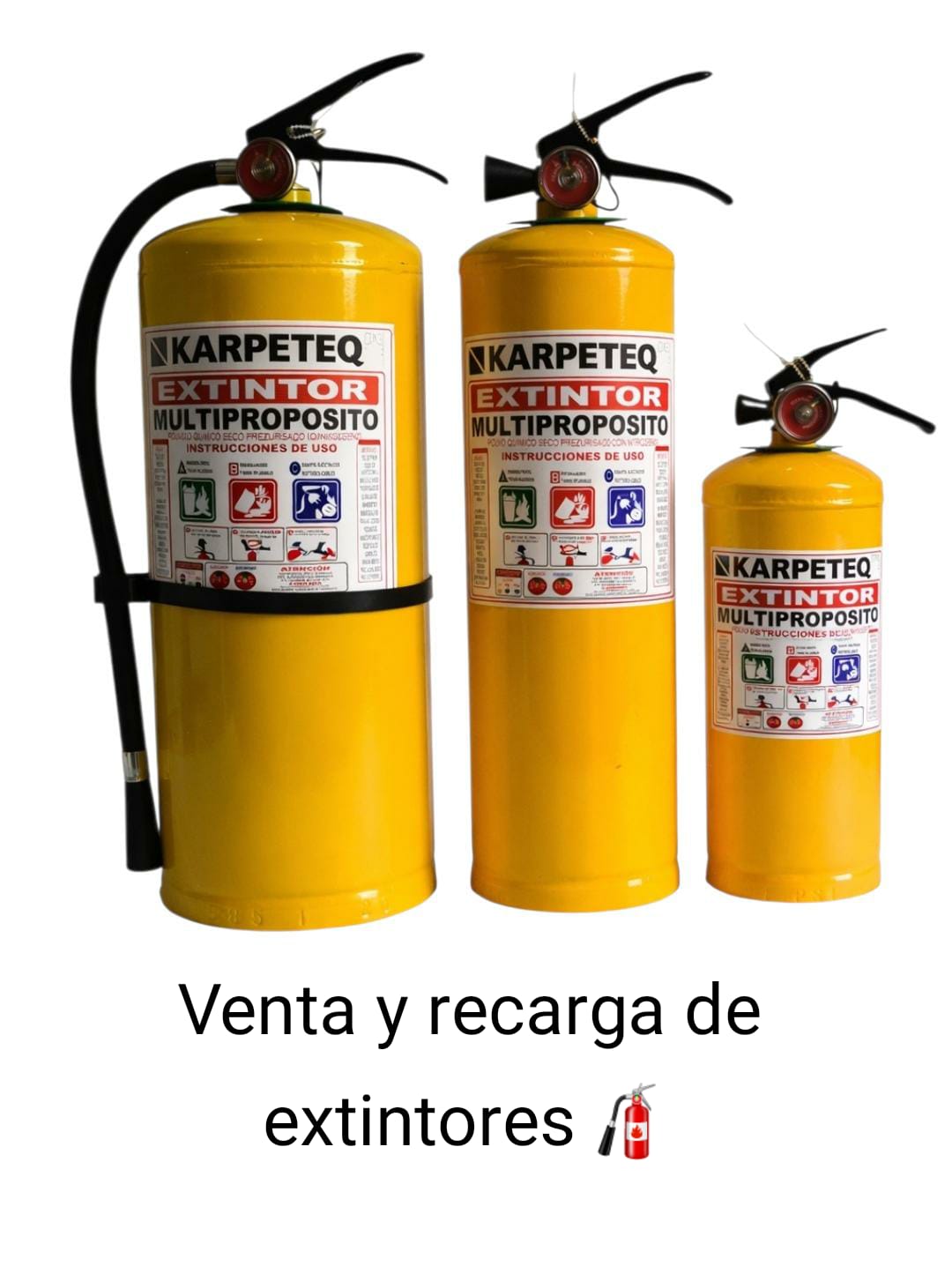 Venta y recarga de extintores